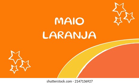 Maio laranja es adecuado para antecedentes, banners, plantillas de medios sociales, patrones y otros