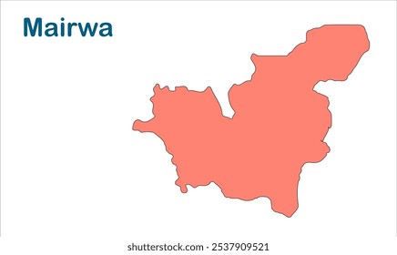 Mairwa subdivision map ,Siwan District, Bihar State, Republic of India, Government of Bihar, Indian territory, Eastern India, politics, village, tourism