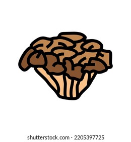 Maitake Mushroom Color Icon Vector. Maitake Mushroom Sign. Isolated Symbol Illustration