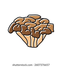 maitake mushroom color icon vector. maitake mushroom sign. isolated symbol illustration
