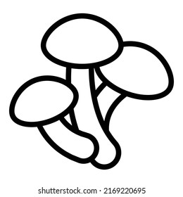 Maitake mushroom icon outline vector. Food truffle. Organic reishi