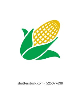 Maize, Corn icon vector, filled flat sign, solid colorful pictogram isolated on white, logo illustration