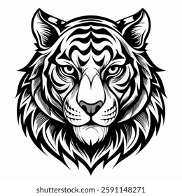 A majestic Barbary lion wearing a regal crown, symbolizing power, royalty, and strength. This detailed vector illustration is perfect for branding, logos, and artistic designs.