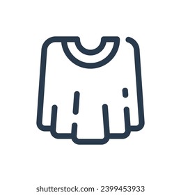 Majestic Cape for Superhero Costume Vector Icon Illustration