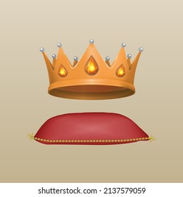 majestic crown collection set vector