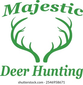 Majestic Deer Hunting vector design