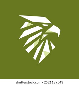 Majestic Eagle Head Logo Vector