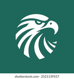 Majestic Eagle Head Logo Vector