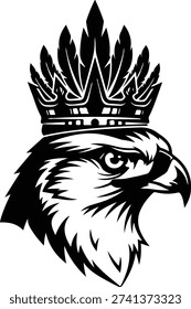 Cabeza águila majestuosa con