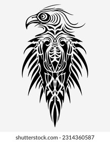 Majestic eagle logo design illustration capturing strength and freedom. Perfect for sports, aviation, and patriotic brands. Striking and impactful.