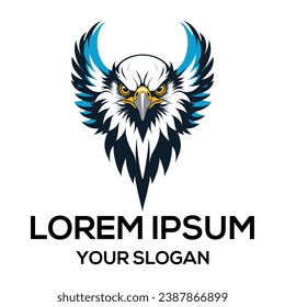 Majestic Eagle Logo Design on white