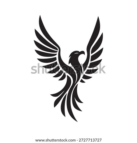 majestic eagle logo symbol design
