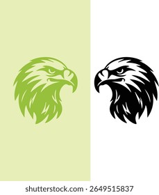 Majestic eagle logo vector illustration majestic eagle vector icon and sign