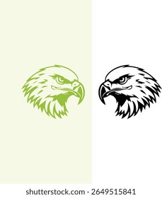 Majestic eagle logo vector illustration majestic eagle vector icon and sign