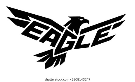 A majestic eagle soaring high in the sky with its wings spread wide.
