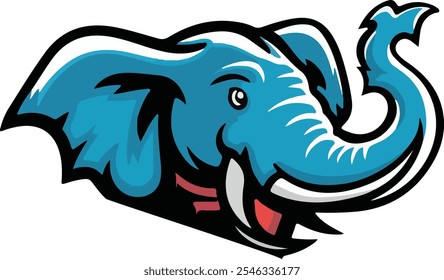 A majestic elephant with large ears and a graceful trunk, symbolizing wisdom, strength, and loyalty.