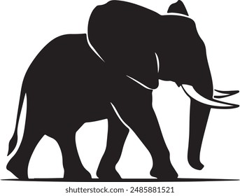 A majestic elephant, with wrinkled skin and wise eyes, symbolizes strength and gentle wisdom, perfect for wildlife enthusiasts and advocates of conservation efforts. 