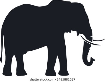 A majestic elephant, with wrinkled skin and wise eyes, symbolizes strength and gentle wisdom, perfect for wildlife enthusiasts and advocates of conservation efforts. 