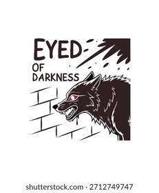 Majestic uivando cabeça lobo vetor ilustração projeto animal selvagem