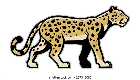 majestic leopard mascot