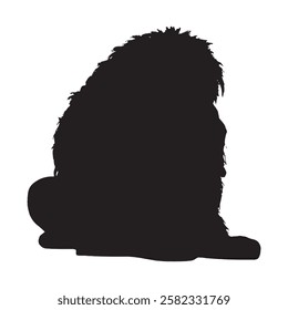 Majestic Lion Silhouette Vector Art - Lion Silhouette - Lion Vector - Lion Illustration 
