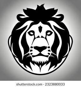 The Majestic Lion Vector: Elegant und Charisma in Logos