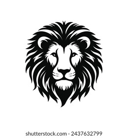 Majestic Mane Lion Face Logo Icon in Vector Graphic Format