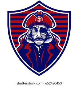 majestic pirates emblem logo