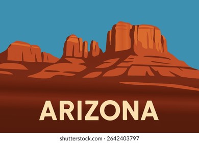 Sedona’s majestic red rocks glow under the sun, showcasing vibrant shades of red and orange that create a breathtaking desert landscape