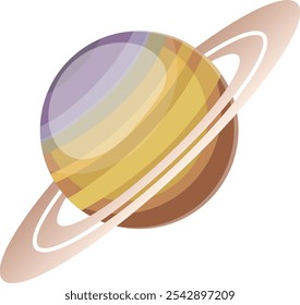 Majestic saturno gira em nosso sistema solar com anéis de asteroides, mostrando beleza cósmica. Explore maravilhas do espaço com esta imagem fascinante