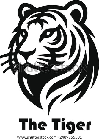 Majestic tiger design capturing the essence of wild beauty.