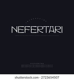 Un majestuoso logotipo de Vector con un retrato estilizado de una reina egipcia, que simboliza el lujo, la historia y la belleza.