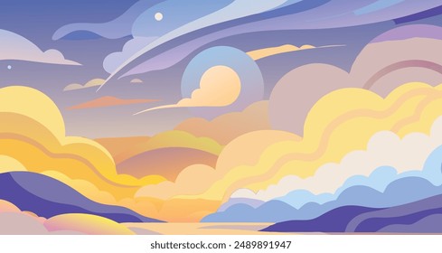 Majesty of the Sky in Illustration