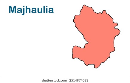 Majhaulia mapa de subdivisão, Distrito de Champaran, Estado de Bihar, República da Índia, Governo de Bihar, Território indiano, Índia Oriental, política, aldeia, turismo