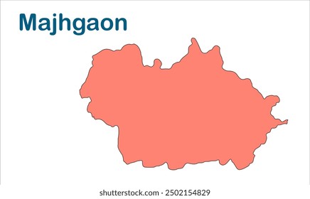 Majhgaon subdivision map, Pashchimi Singhbhum District, Jharkhand state, Republic of India, Government of Jharkhand, Indian territory, Eastern India, politics, village, tourism