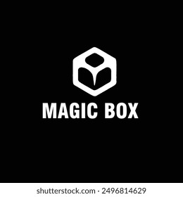 Majic box logo design for graphics and illustrations