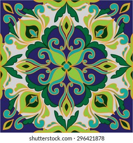 majolica pattern tile