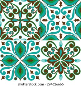 majolica pattern, tile decorantion