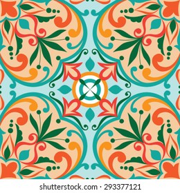  majolica pattern, tile decoration