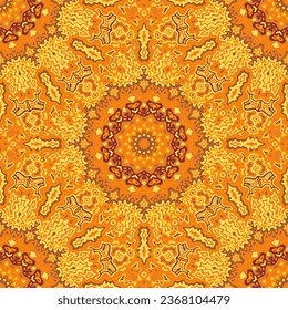 Majolica seamless pattern ethnic design. Bathroom tile ornament symmetry motif. Modern mosque ottoman paper. Creative texture patchwork seamless pattern. Vector ornament shawl fabric print.