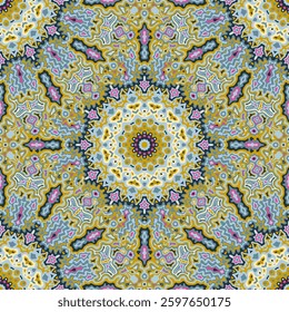 Majolica seamless pattern ethnic design. Bathroom tile ornament repeat square motif. Portuguese craft backdrop. Creative texture ethnic seamless pattern. Vector ornament shawl fabric print.