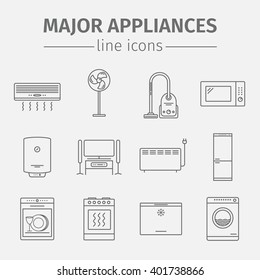 Conjunto de iconos de los principales dispositivos