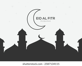 Major festival of the Muslims Eid Mubarak Creative Design