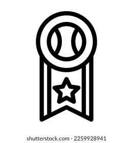 Major League Vector Line Icon Design
