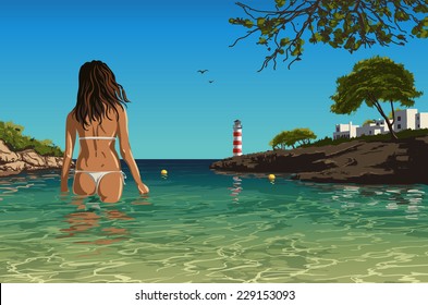 Majorca beach