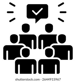 Majority Icon Element for Design