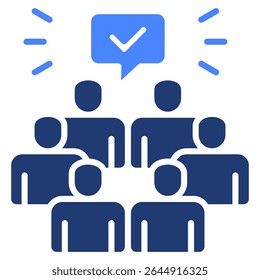 Majority Icon Element for Design