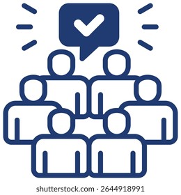 Majority Icon Element for Design