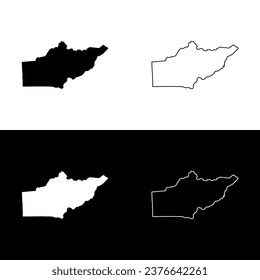 Makamba province map, administrative division of Burundi.