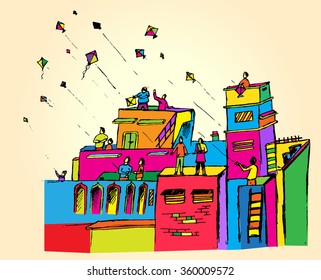 Color Makar Sankranti